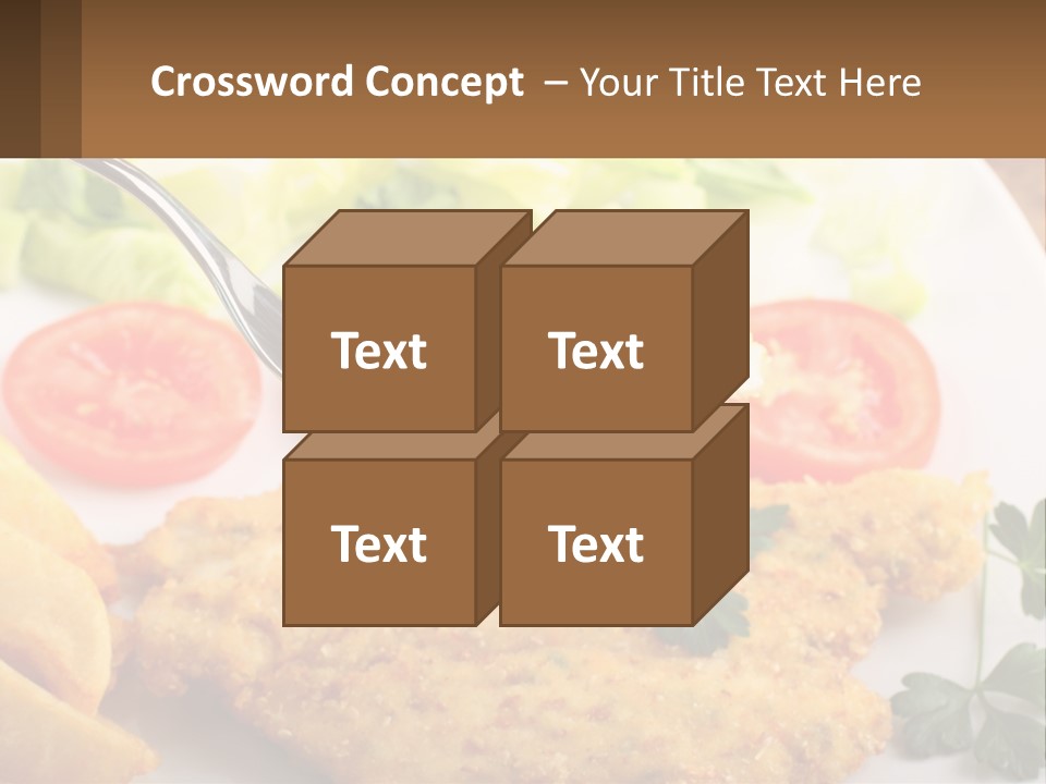 Fried Chicken Meat PowerPoint Template