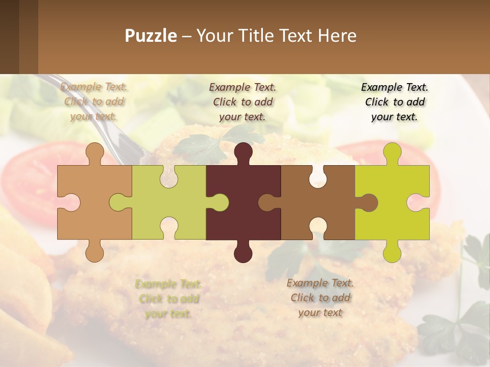 Fried Chicken Meat PowerPoint Template