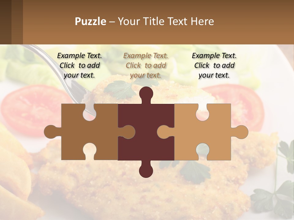 Fried Chicken Meat PowerPoint Template