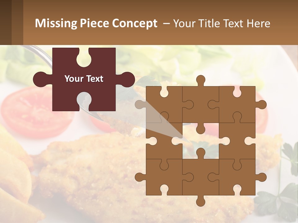 Fried Chicken Meat PowerPoint Template