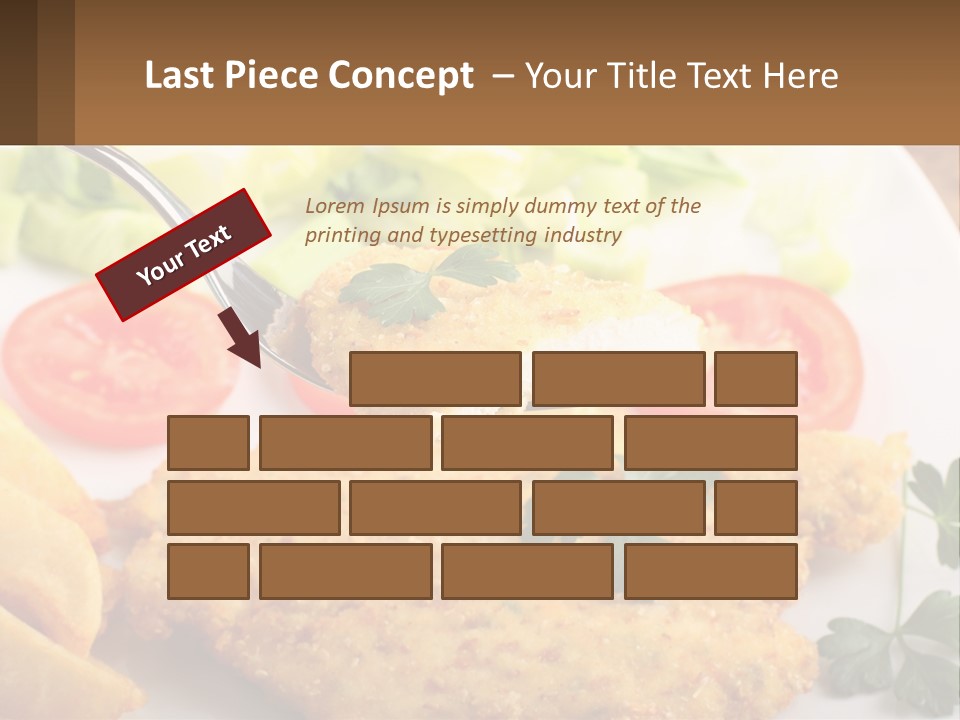 Fried Chicken Meat PowerPoint Template