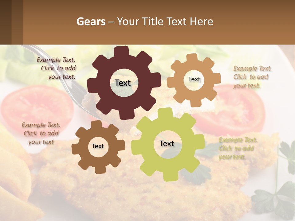 Fried Chicken Meat PowerPoint Template