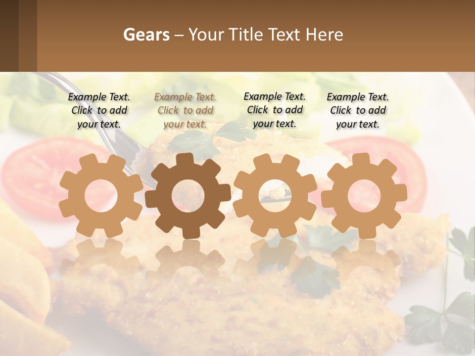 Fried Chicken Meat PowerPoint Template