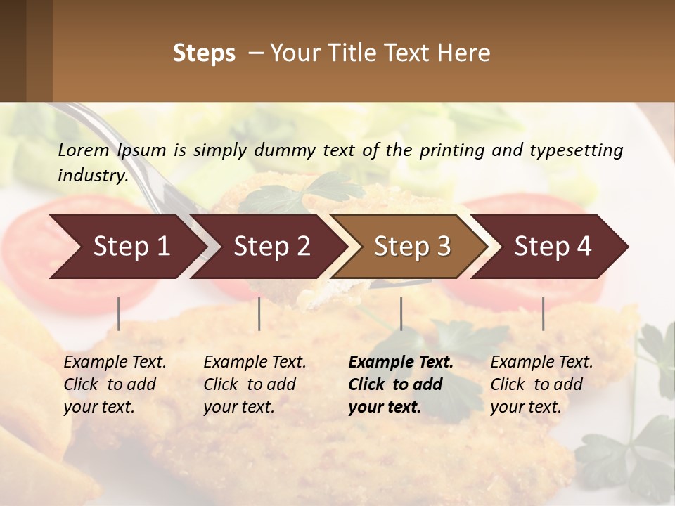 Fried Chicken Meat PowerPoint Template