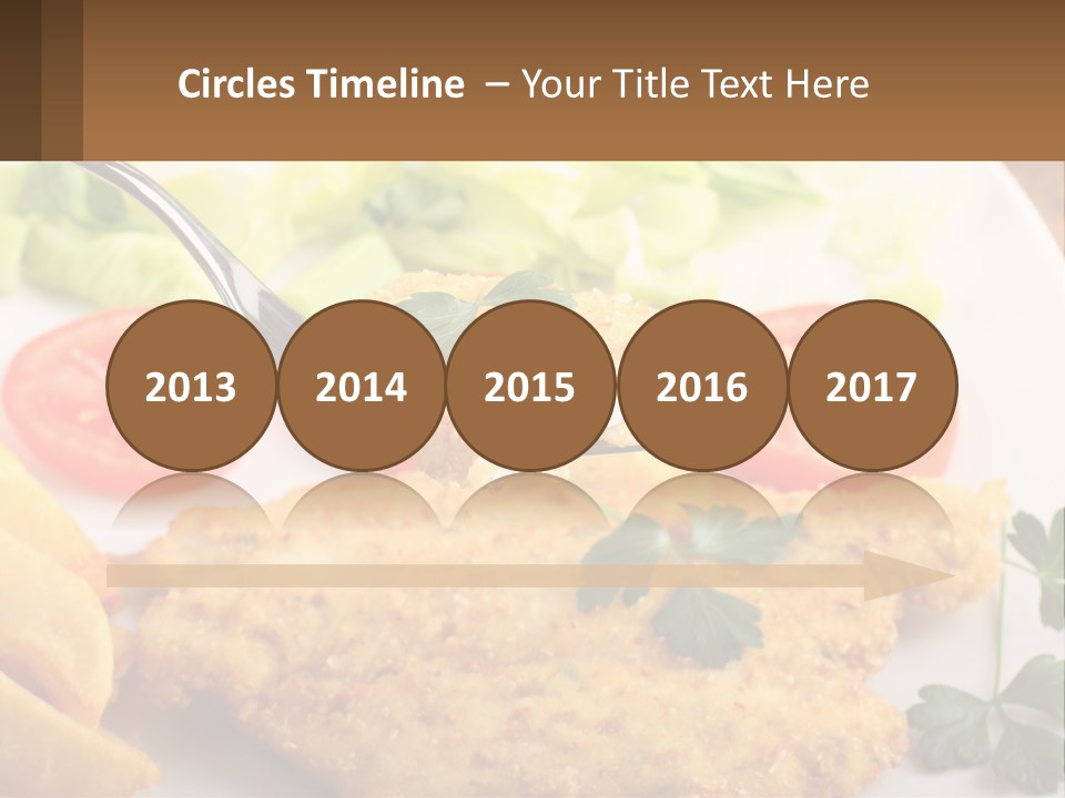 Fried Chicken Meat PowerPoint Template