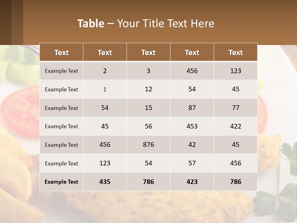 Fried Chicken Meat PowerPoint Template