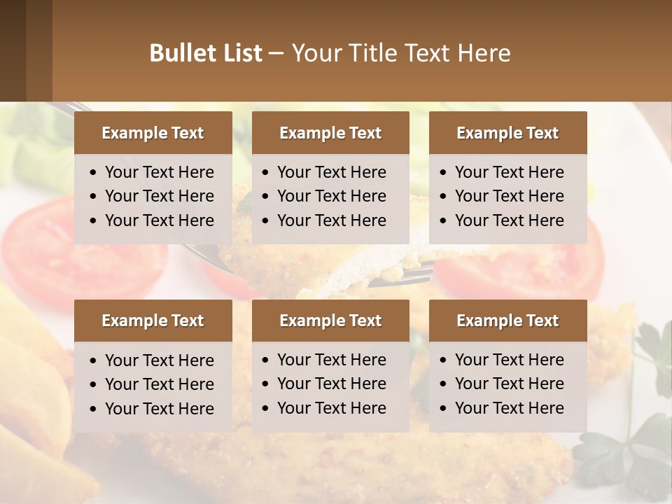 Fried Chicken Meat PowerPoint Template
