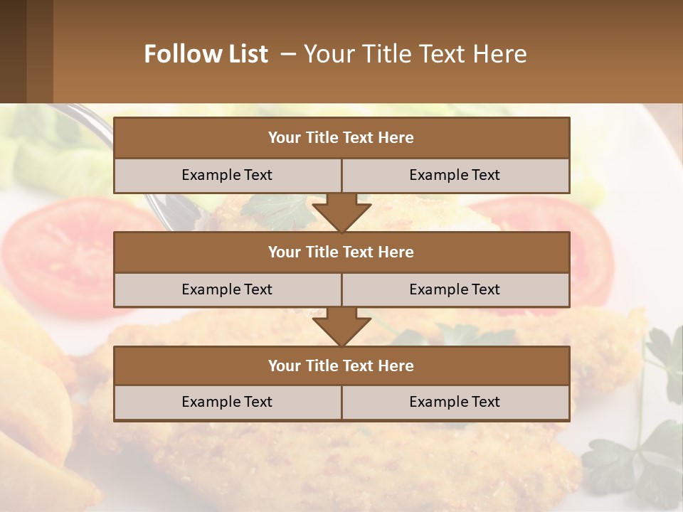 Fried Chicken Meat PowerPoint Template
