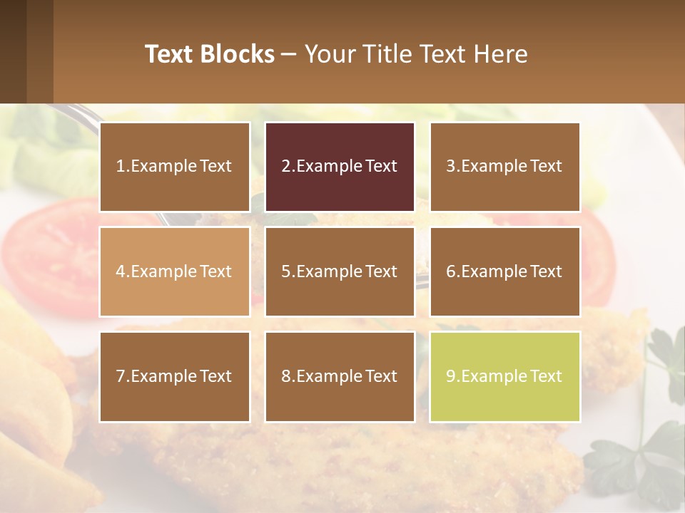 Fried Chicken Meat PowerPoint Template