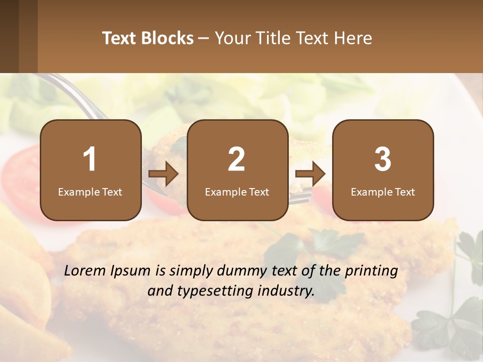 Fried Chicken Meat PowerPoint Template