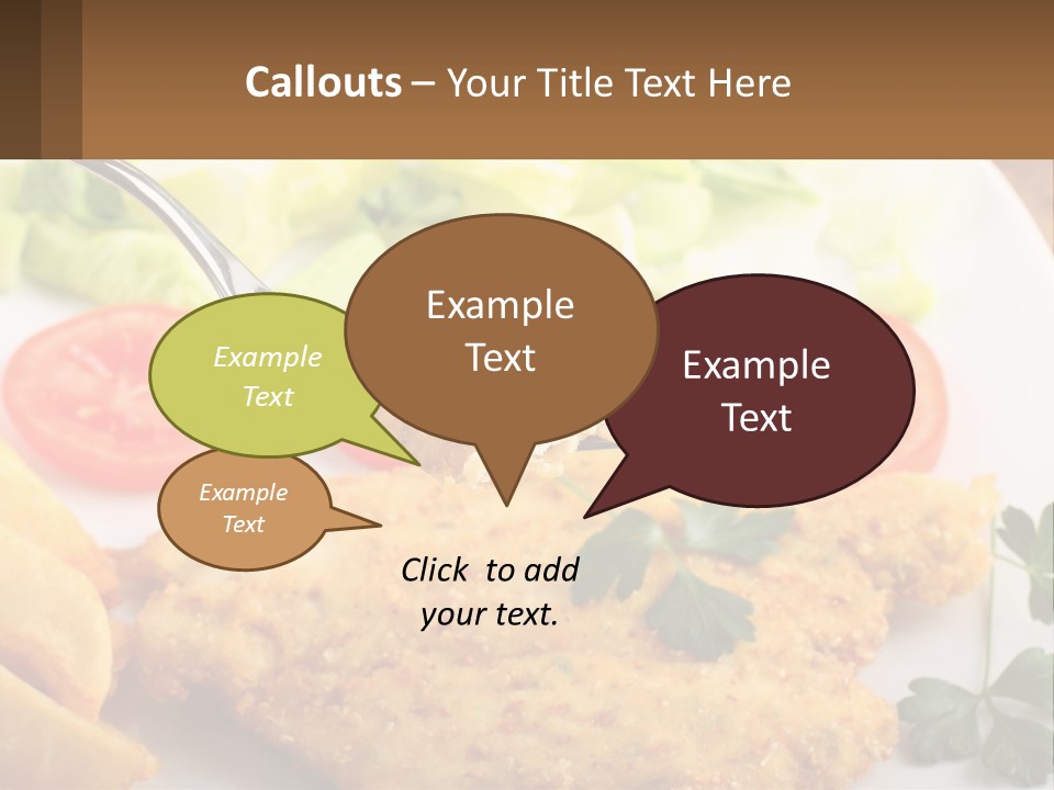 Fried Chicken Meat PowerPoint Template