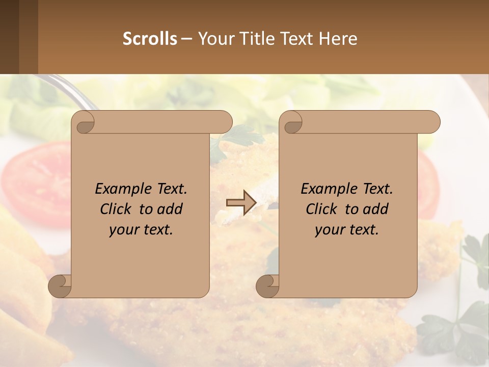 Fried Chicken Meat PowerPoint Template