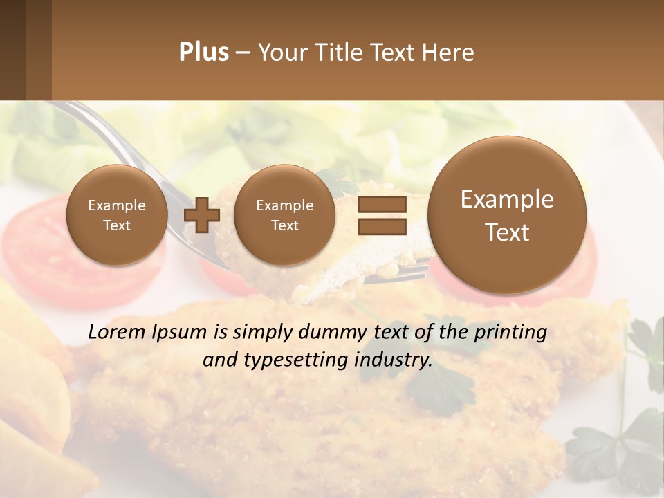 Fried Chicken Meat PowerPoint Template