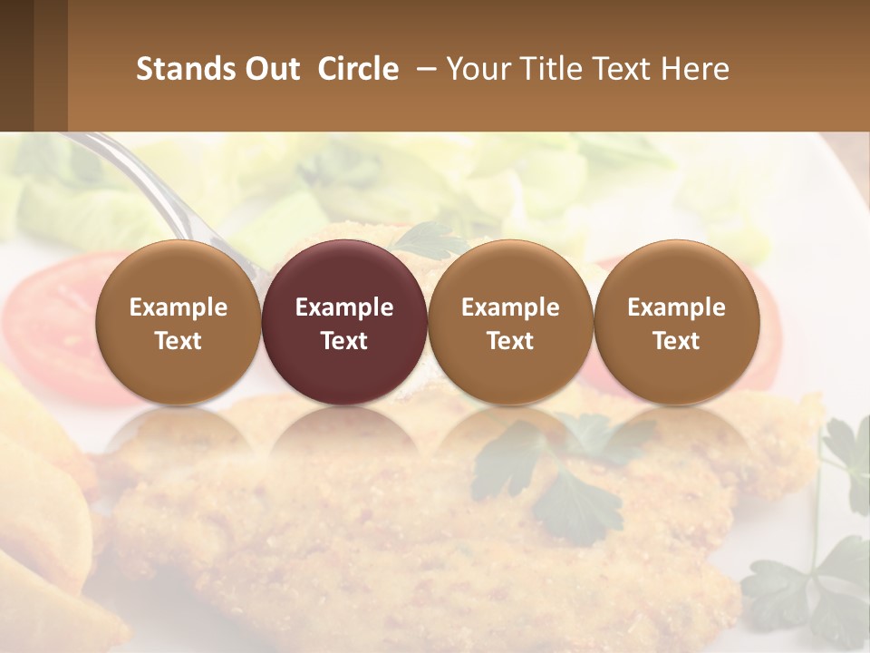 Fried Chicken Meat PowerPoint Template