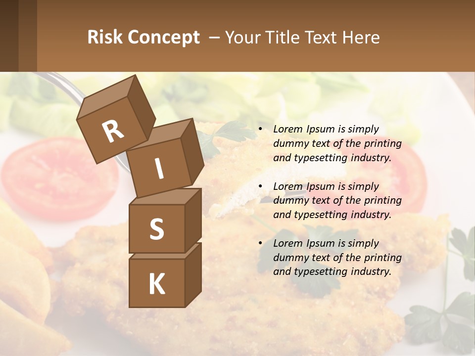 Fried Chicken Meat PowerPoint Template