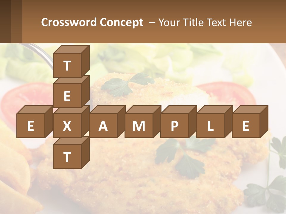 Fried Chicken Meat PowerPoint Template