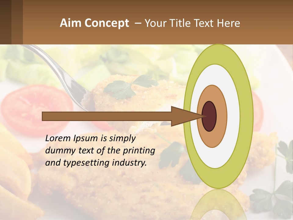 Fried Chicken Meat PowerPoint Template