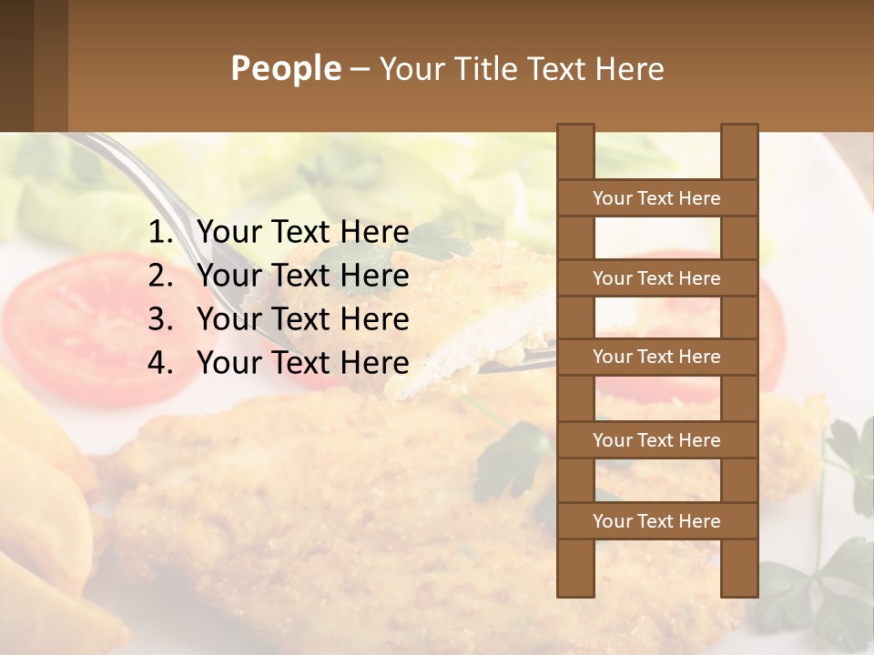Fried Chicken Meat PowerPoint Template