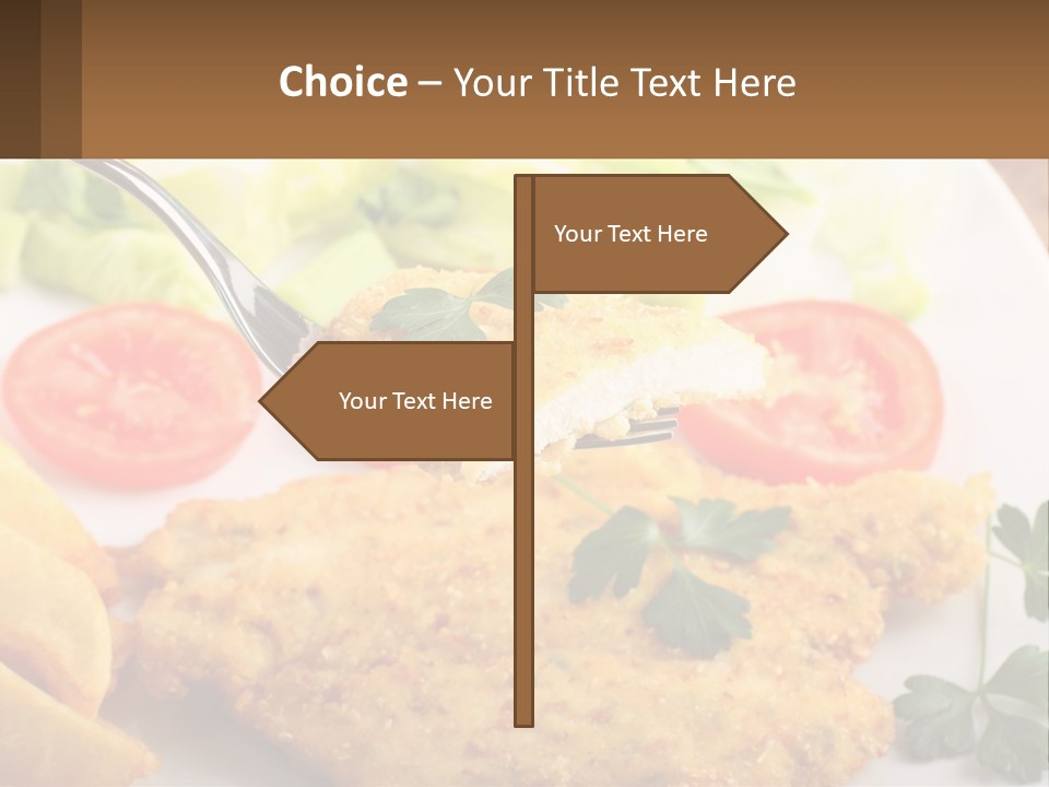 Fried Chicken Meat PowerPoint Template