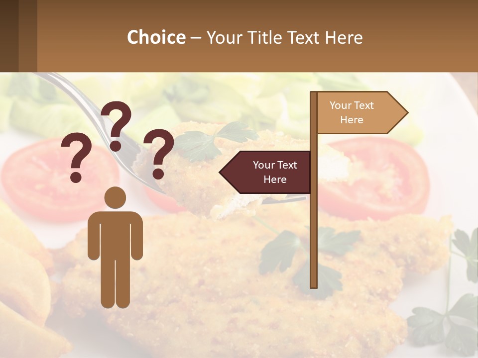 Fried Chicken Meat PowerPoint Template