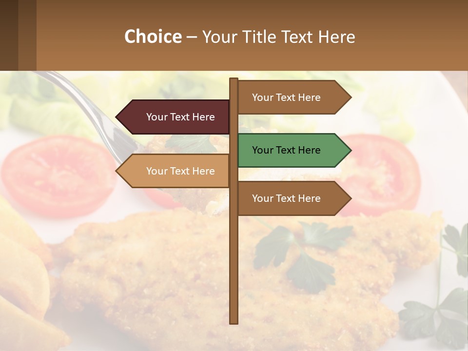 Fried Chicken Meat PowerPoint Template