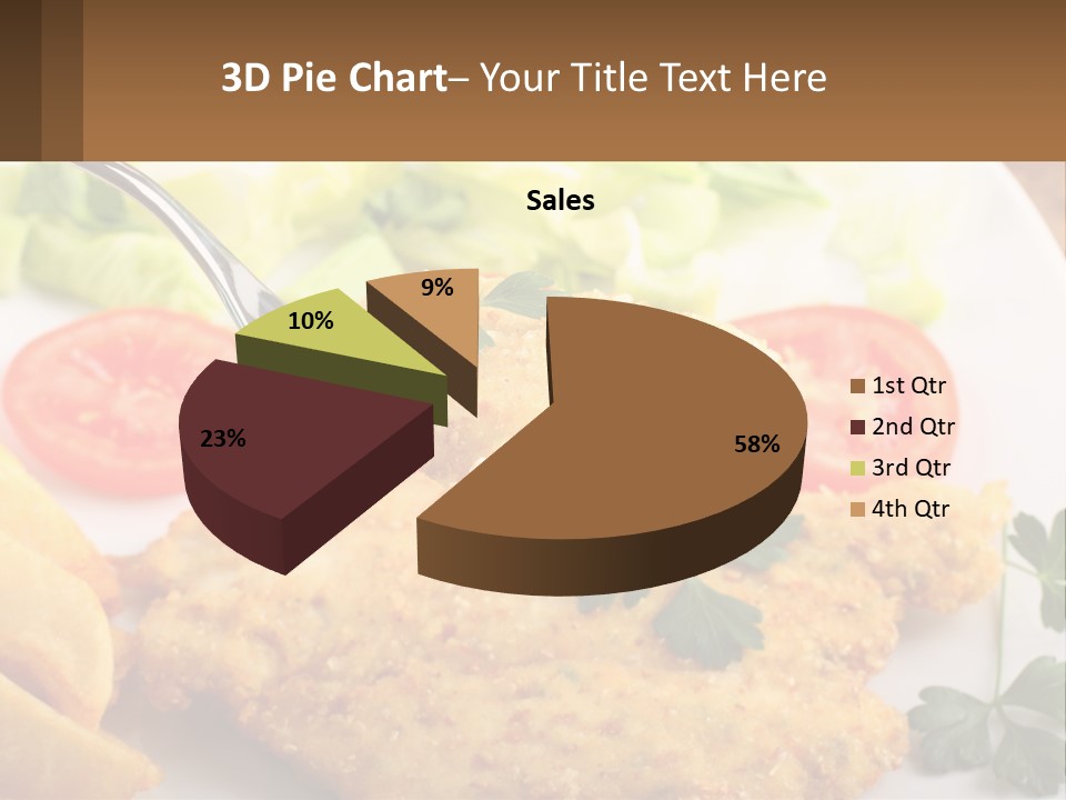 Fried Chicken Meat PowerPoint Template