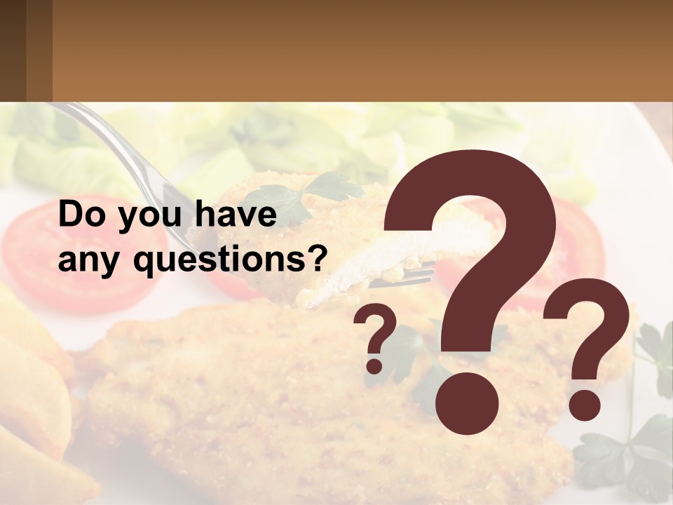 Fried Chicken Meat PowerPoint Template