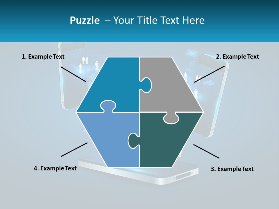 Digital Social Connection PowerPoint Template