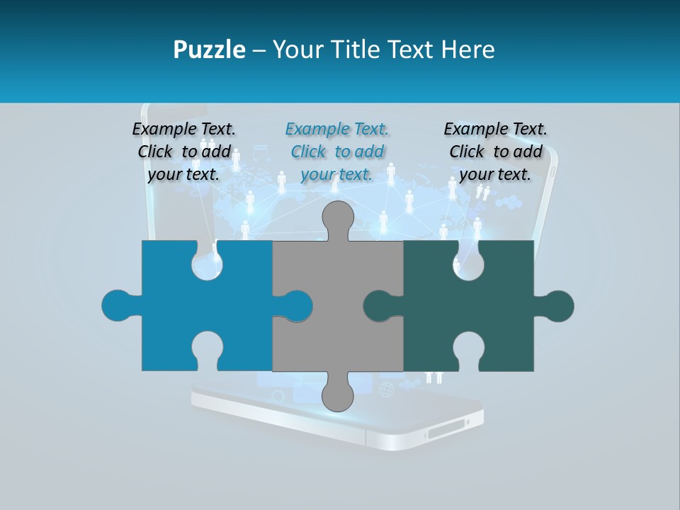 Digital Social Connection PowerPoint Template