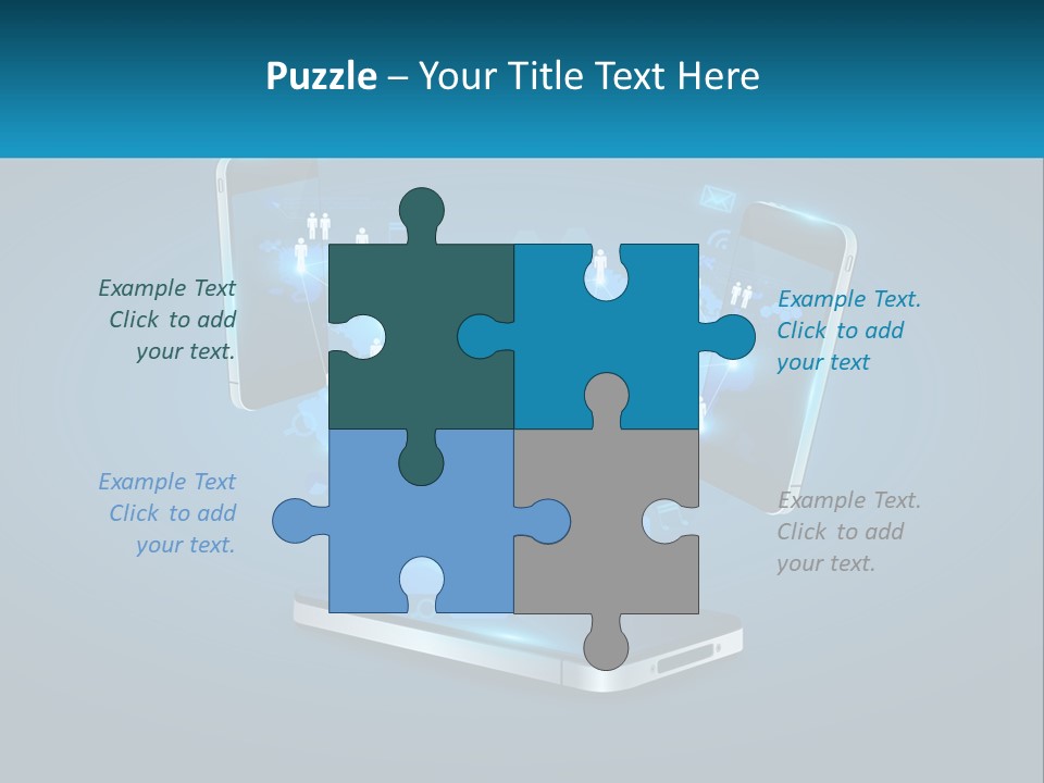 Digital Social Connection PowerPoint Template