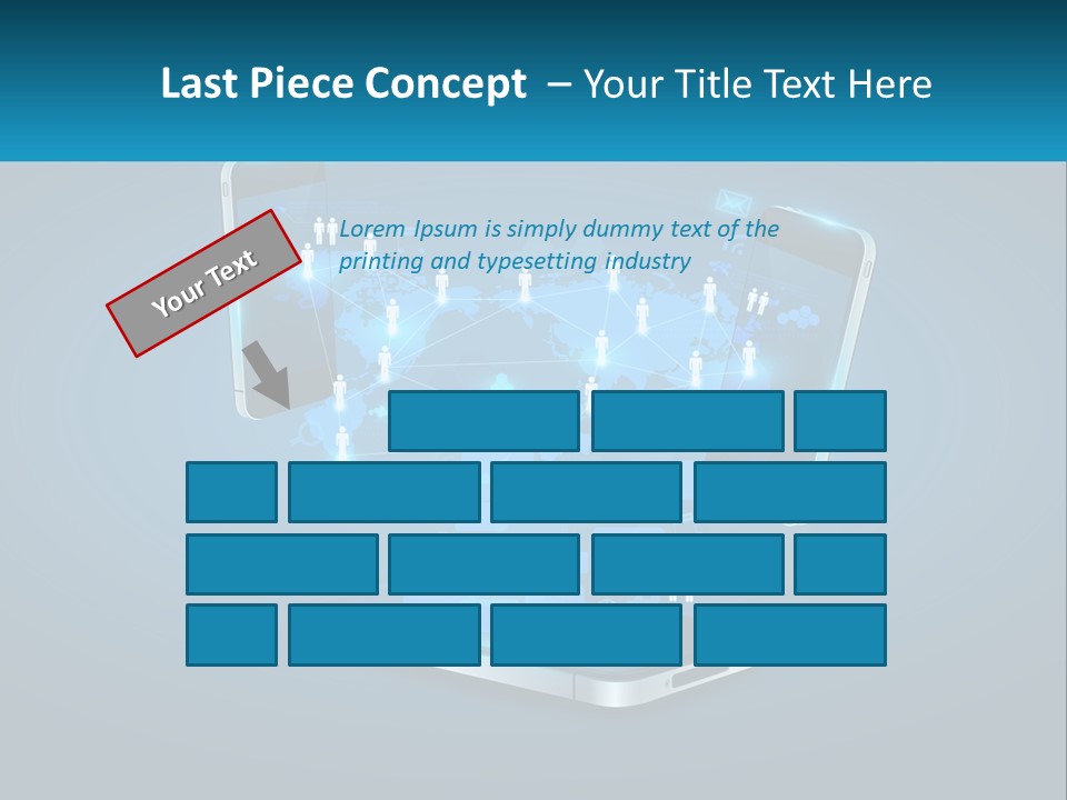 Digital Social Connection PowerPoint Template