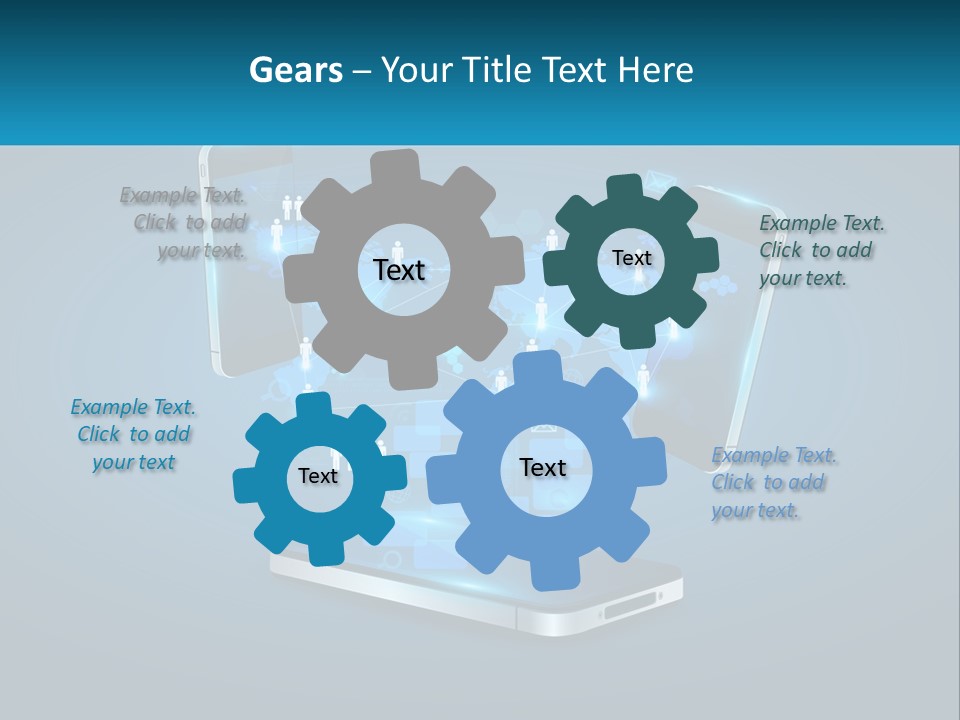 Digital Social Connection PowerPoint Template