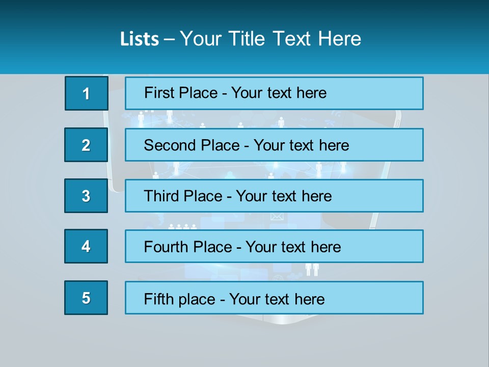 Digital Social Connection PowerPoint Template