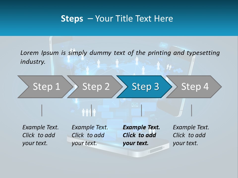 Digital Social Connection PowerPoint Template
