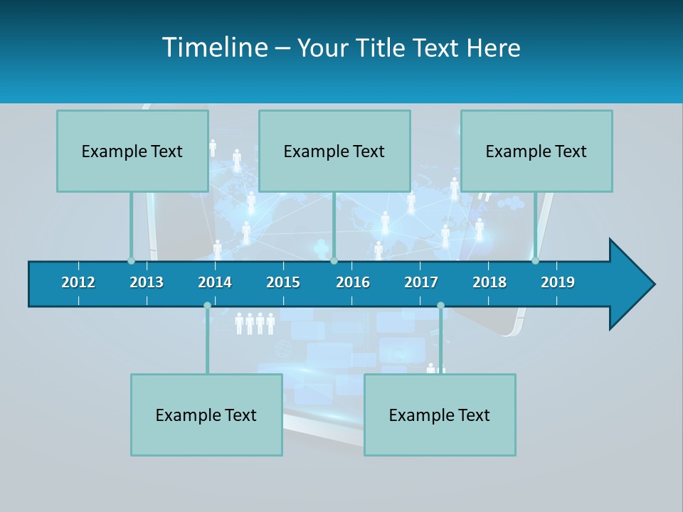 Digital Social Connection PowerPoint Template