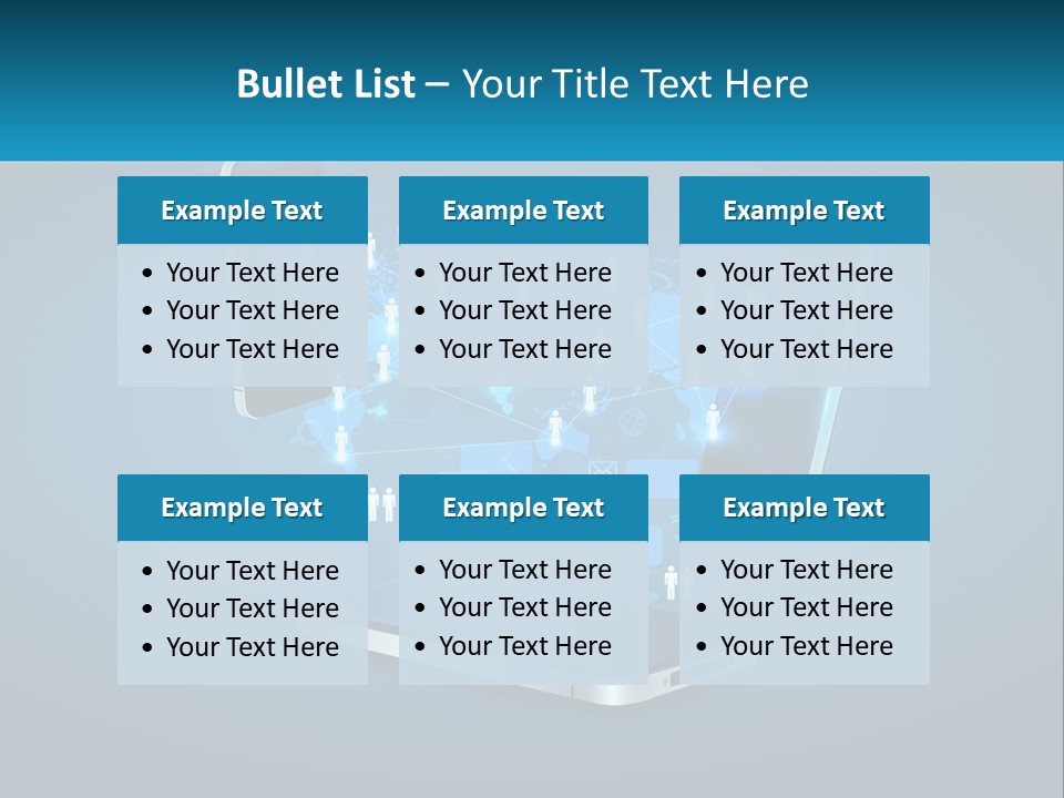 Digital Social Connection PowerPoint Template