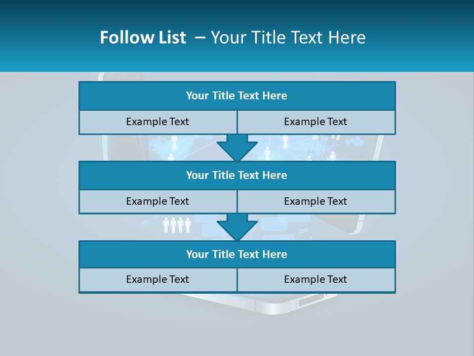 Digital Social Connection PowerPoint Template