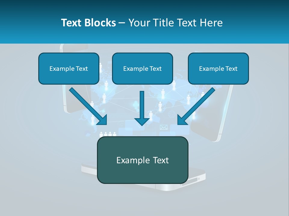Digital Social Connection PowerPoint Template