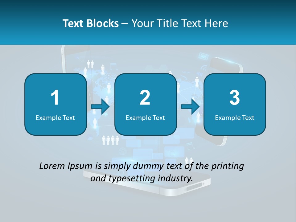 Digital Social Connection PowerPoint Template