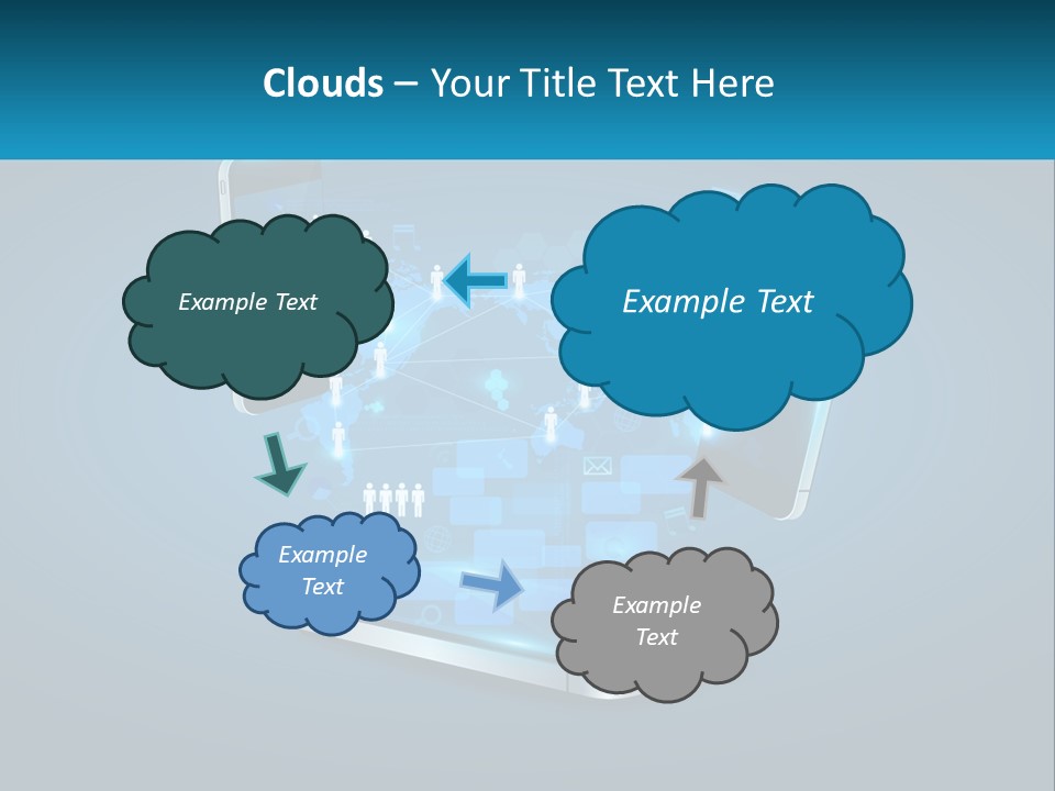 Digital Social Connection PowerPoint Template