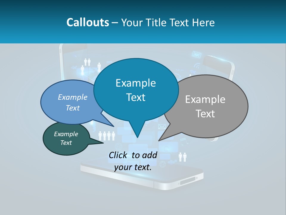Digital Social Connection PowerPoint Template