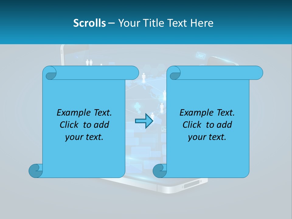Digital Social Connection PowerPoint Template