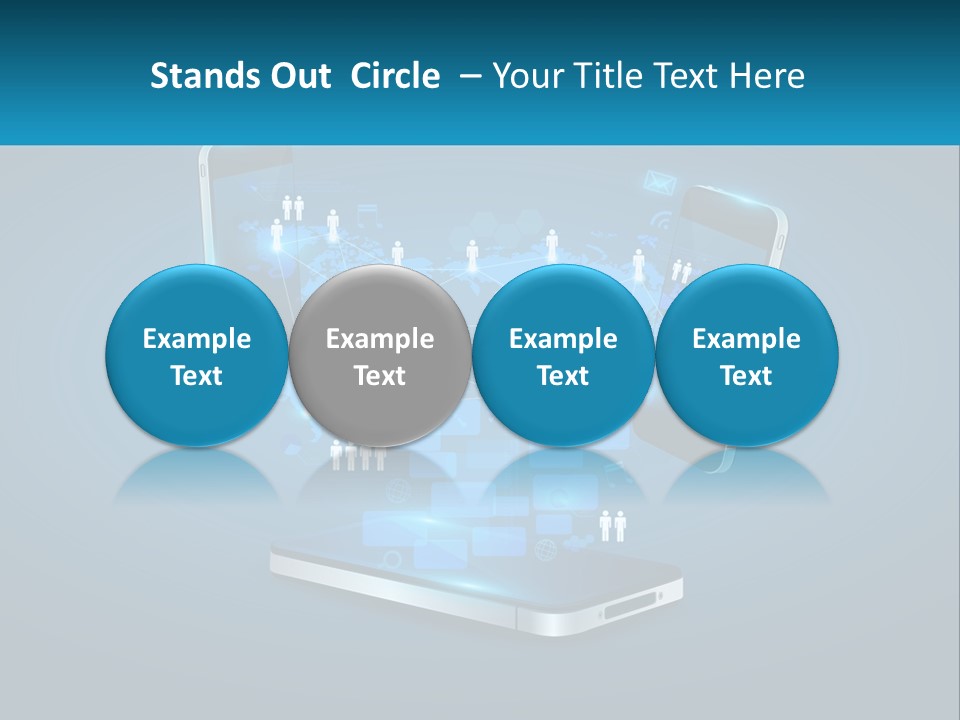 Digital Social Connection PowerPoint Template