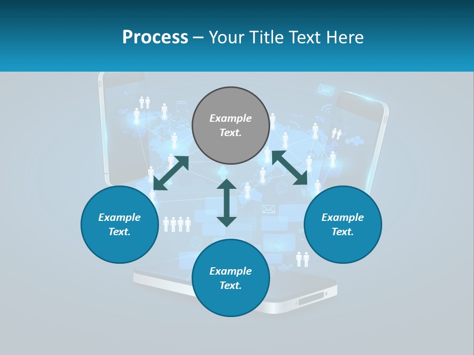 Digital Social Connection PowerPoint Template