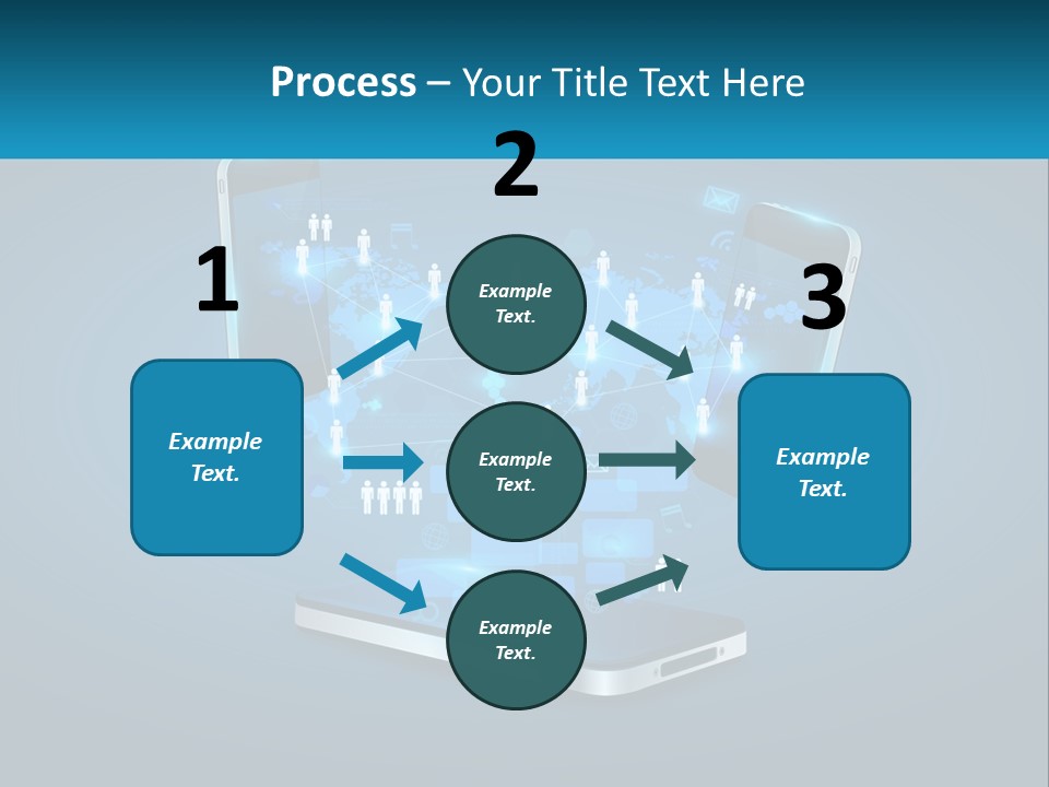 Digital Social Connection PowerPoint Template