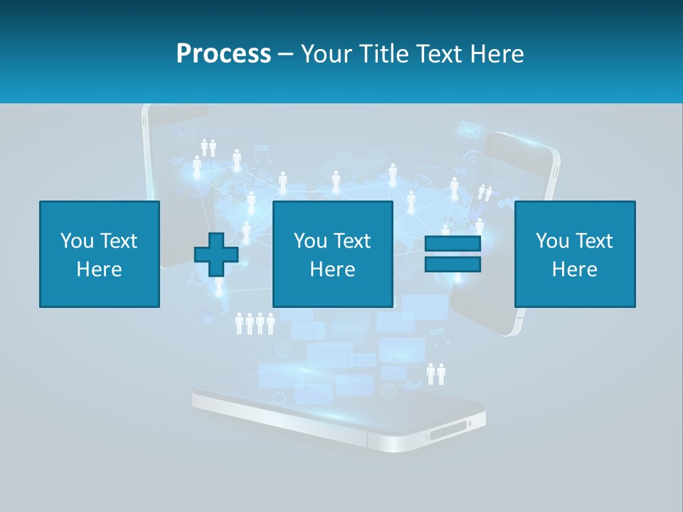 Digital Social Connection PowerPoint Template