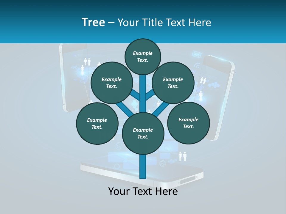 Digital Social Connection PowerPoint Template