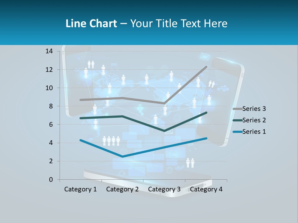 Digital Social Connection PowerPoint Template