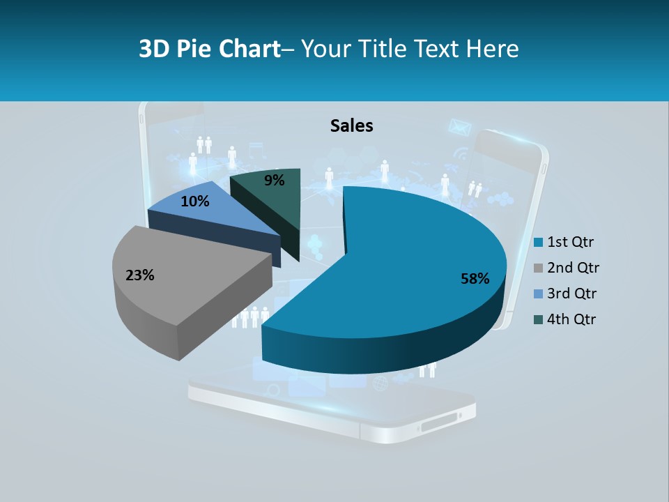 Digital Social Connection PowerPoint Template