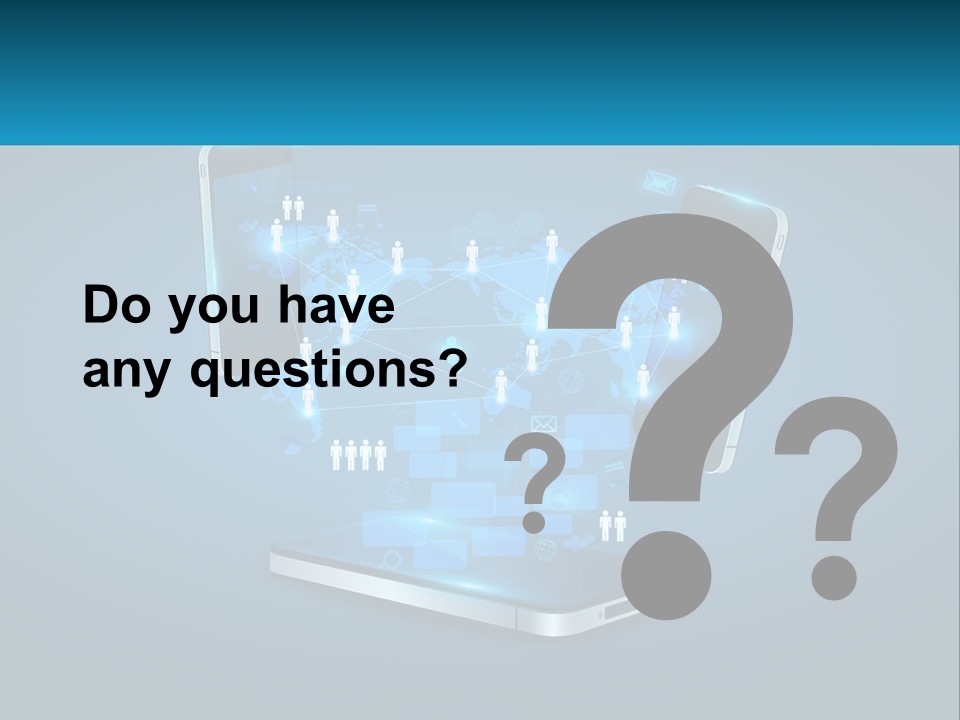 Digital Social Connection PowerPoint Template